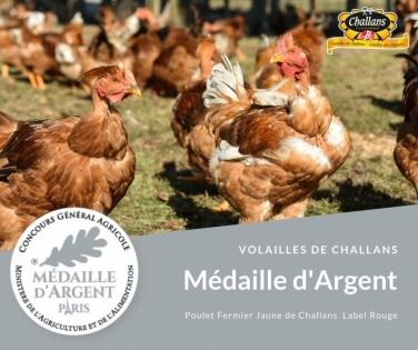 Médaille d'Argent pour les Volailles de Challans