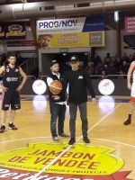 Lancer du ballon du match samedi 24 mars 2018 à Challans