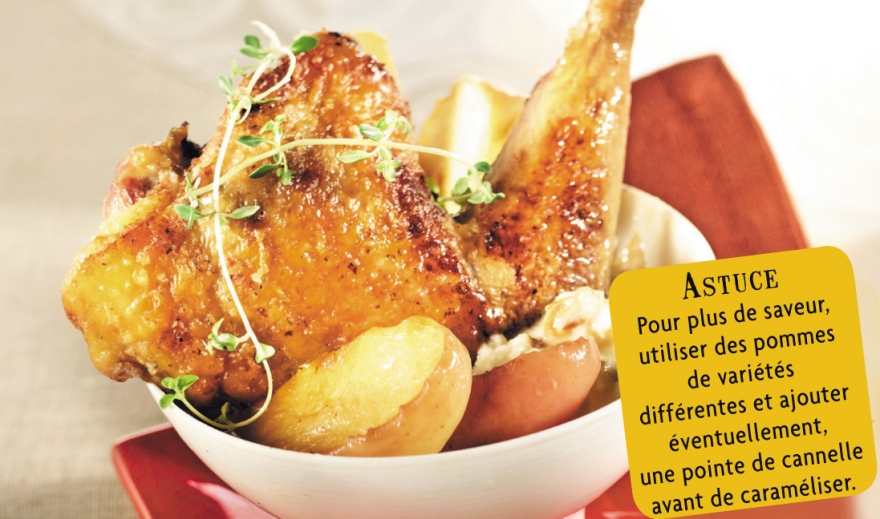 Recette De Cuisses De Pintade Aux Pommes Et Au Cidre